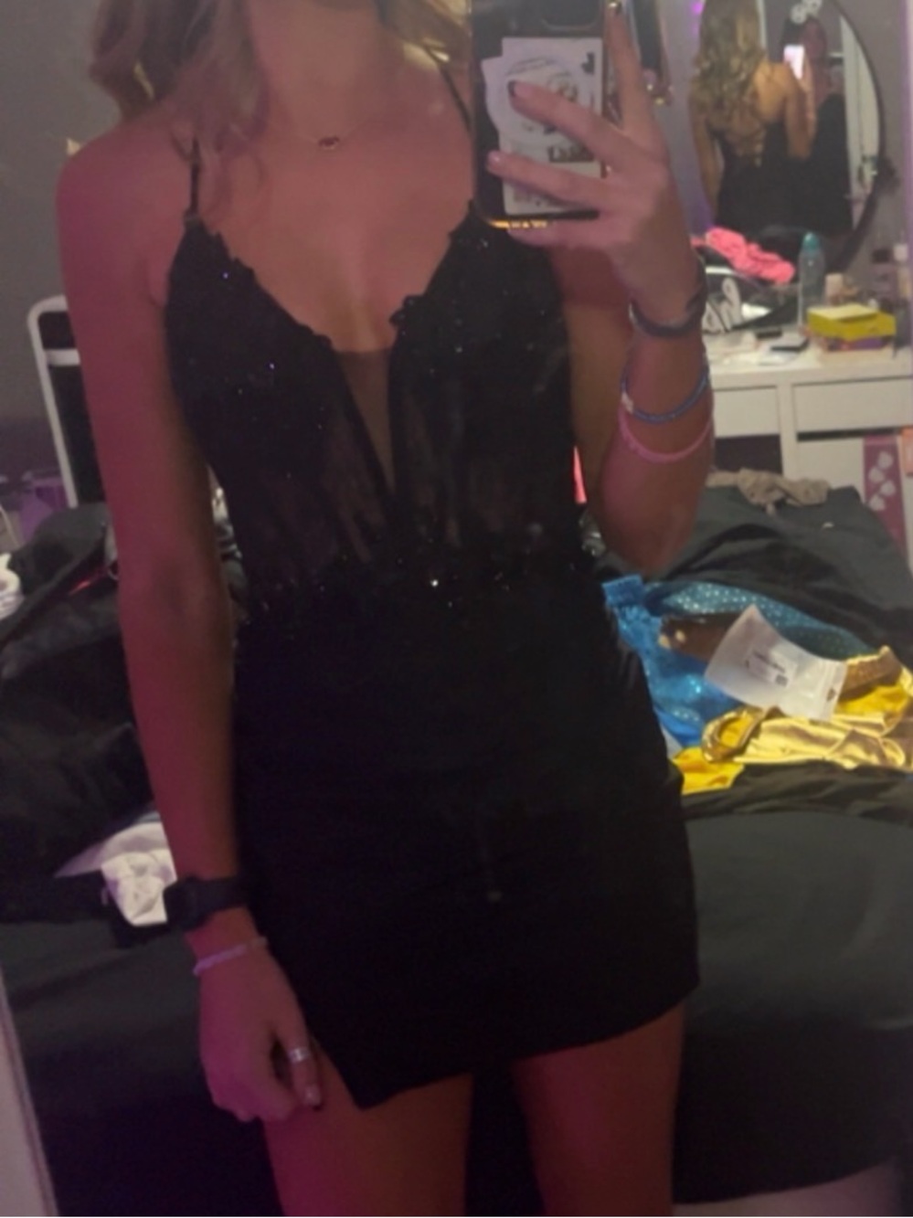 Black Homecoming dress Size 0!!